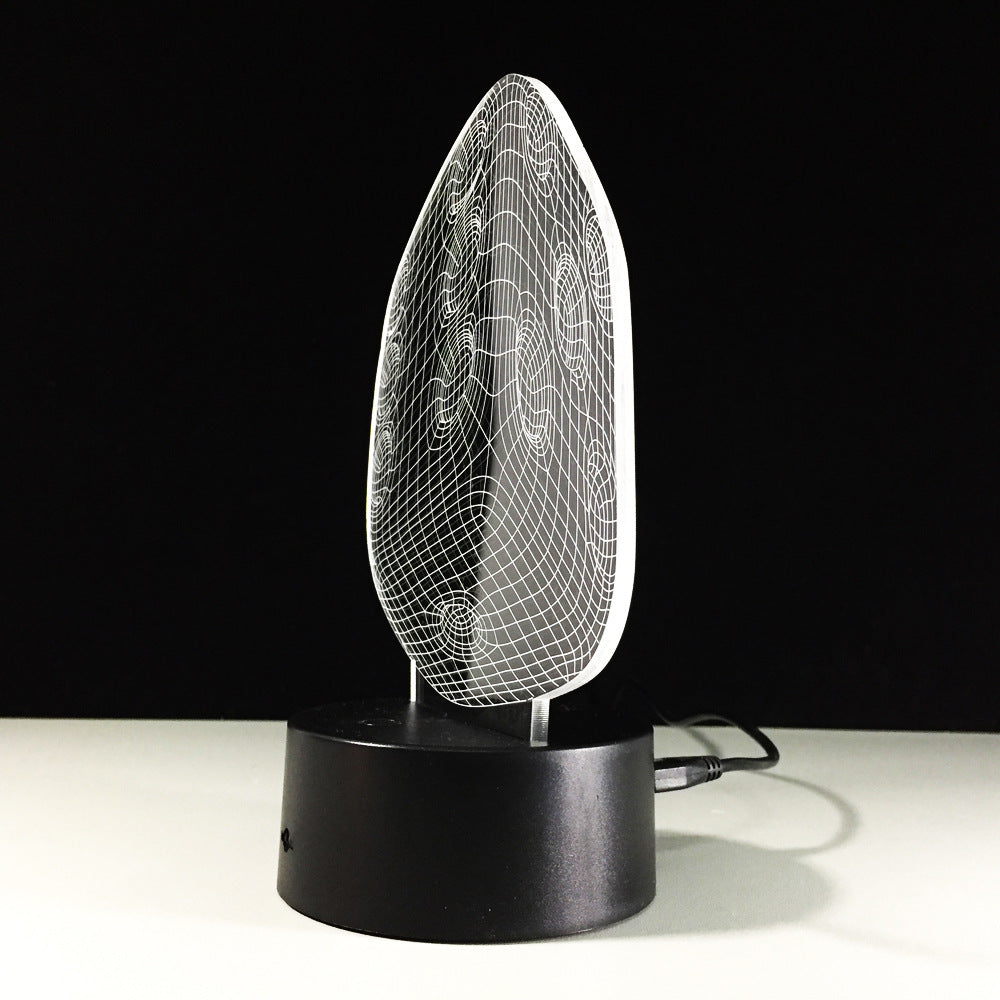 Lampe LED 3D Cristal – Télécommande & Contrôle Tactile