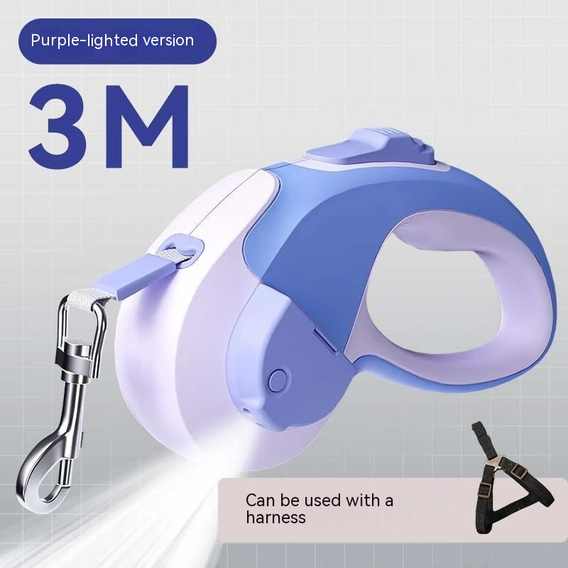 Laisse Rétractable pour Chien avec Lumière LED