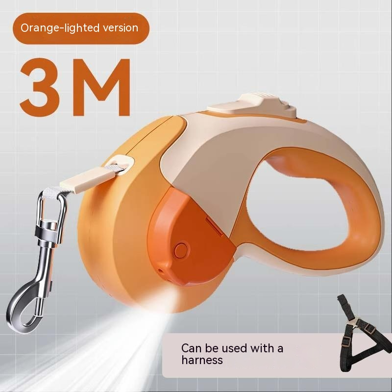 Laisse Rétractable pour Chien avec Lumière LED