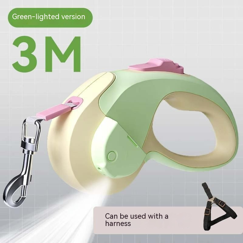 Laisse Rétractable pour Chien avec Lumière LED